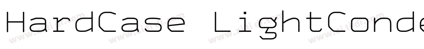 HardCase LightConden字体转换